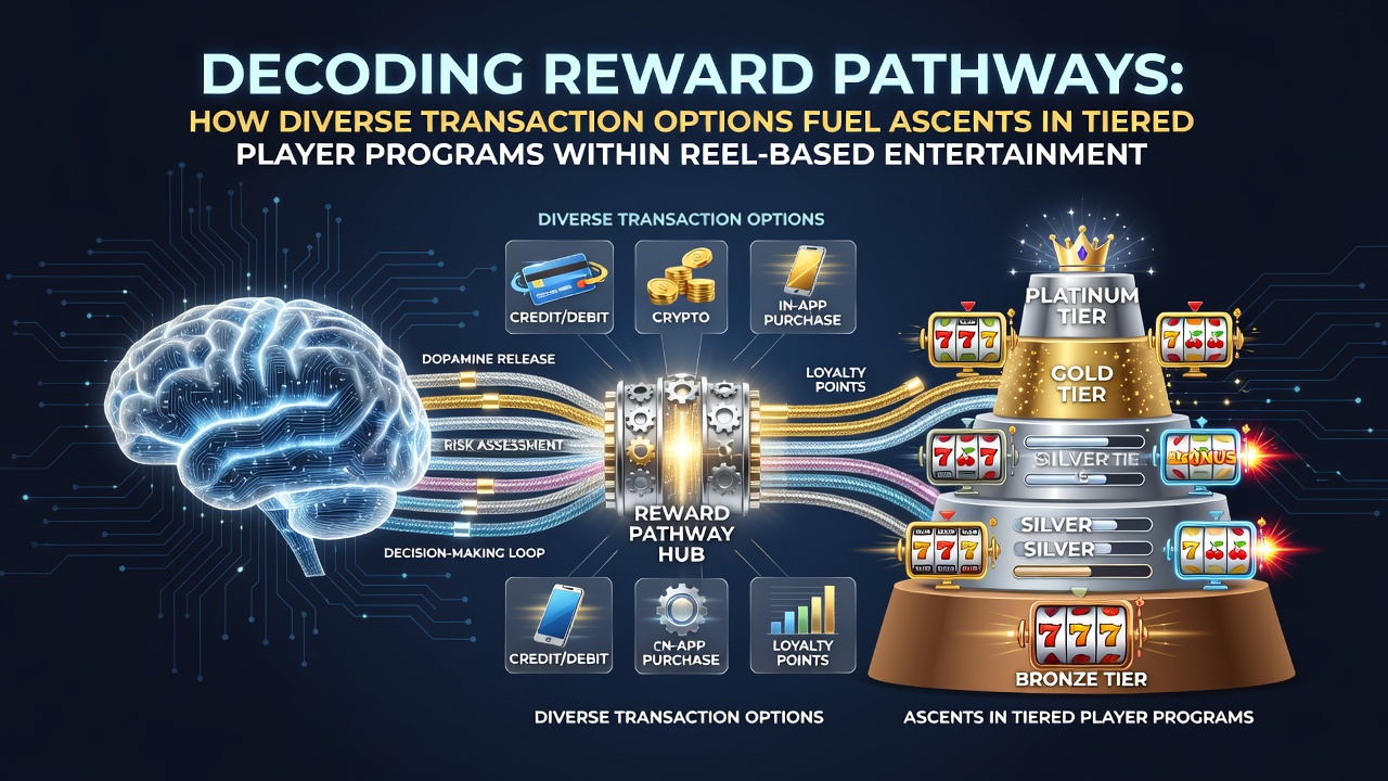 Diagram showing interconnected payment methods and tier progression ladders in slot reward systems