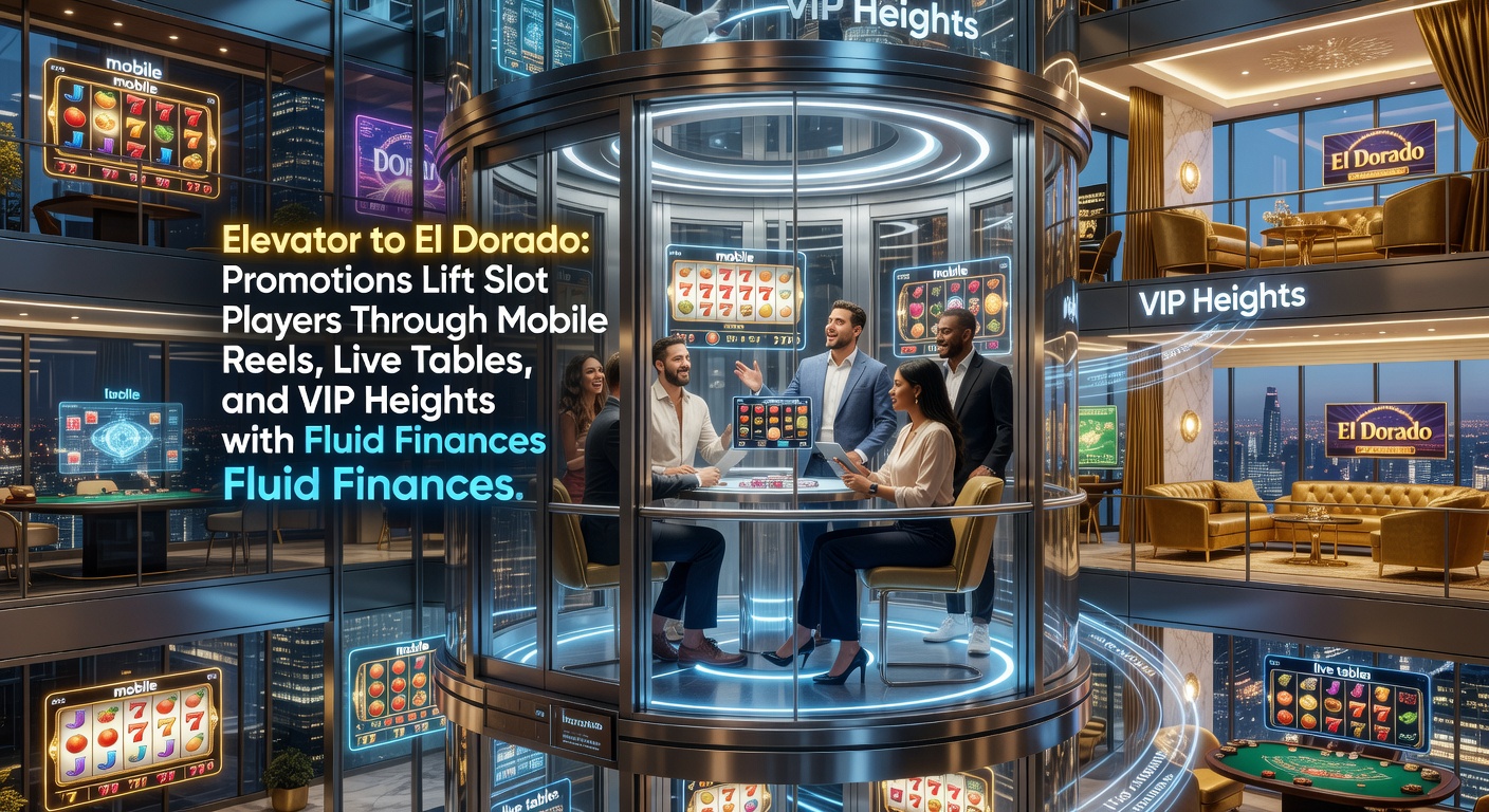 Vibrant slot reels transforming into an elevator ride toward golden jackpots amid mobile screens and live dealer tables