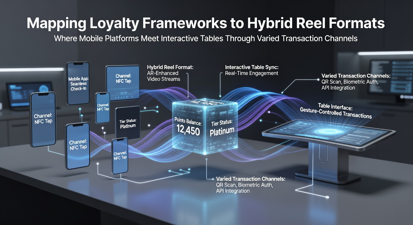 Mobile device displaying hybrid slot and live table interface with loyalty points overlay