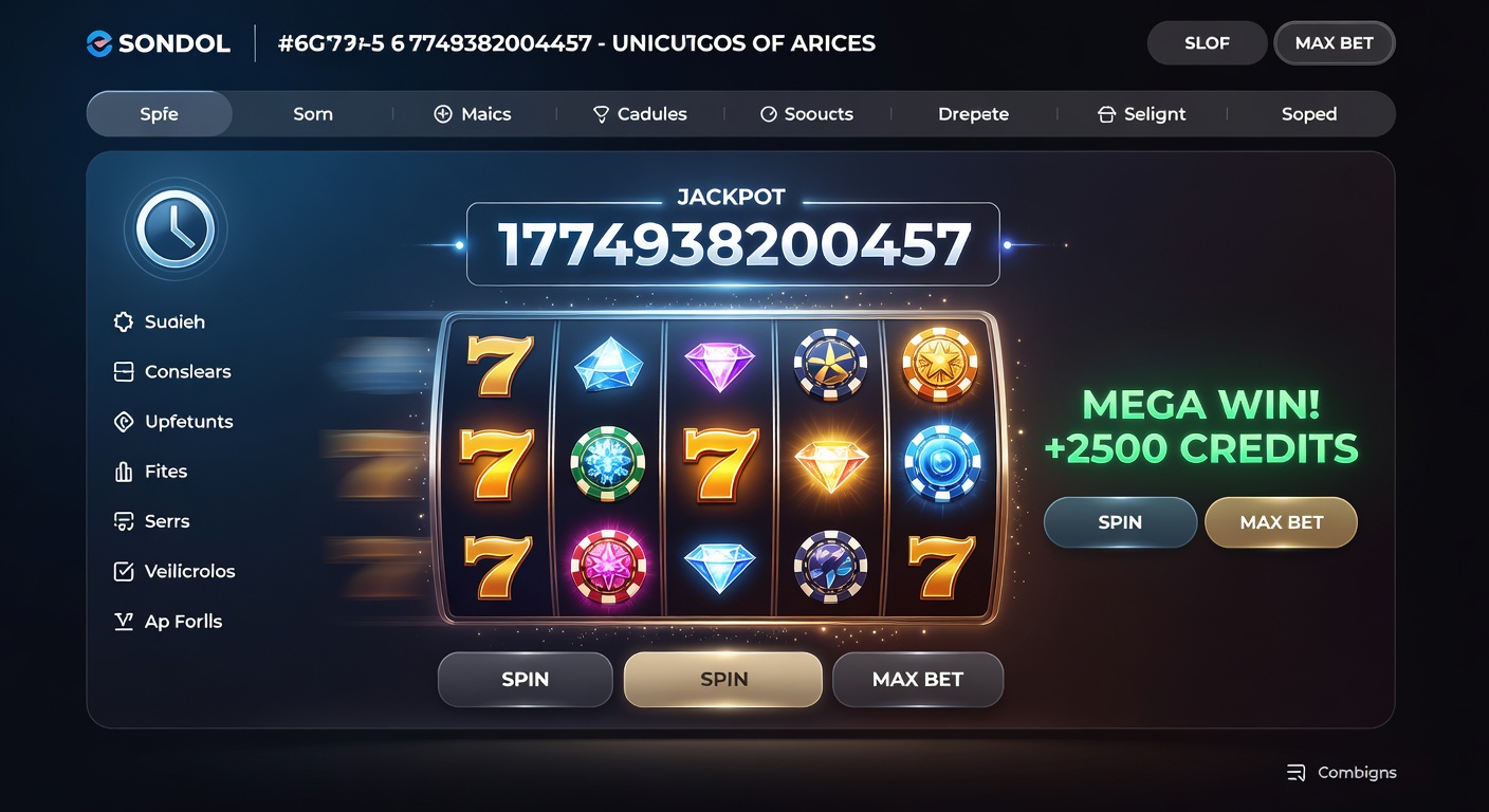 Vibrant digital slot reels spinning with colorful symbols and jackpot lights illuminating a modern casino interface on a mobile screen