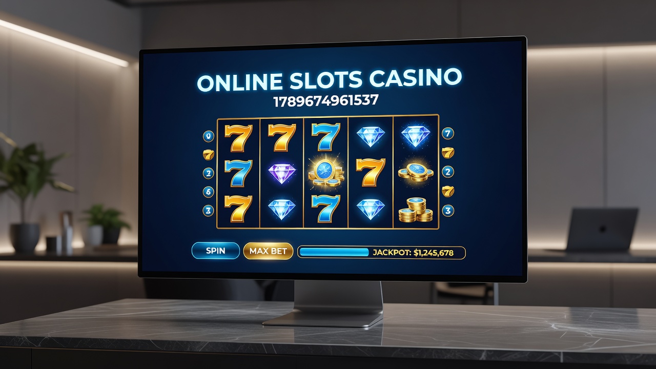 Mobile screen showing online slots casino gameplay with fast payout notifications