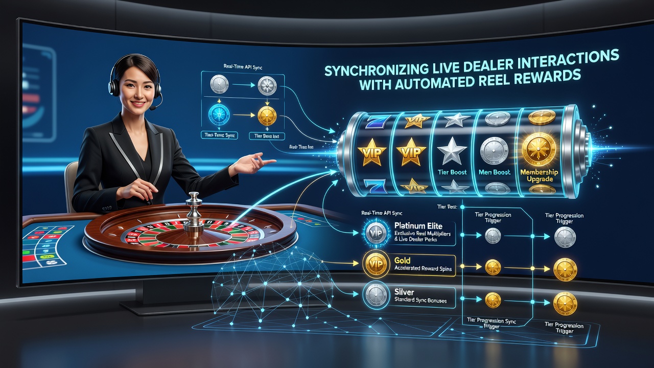 Dashboard view of tier progress bars linked to both live table statistics and automated reel reward balances