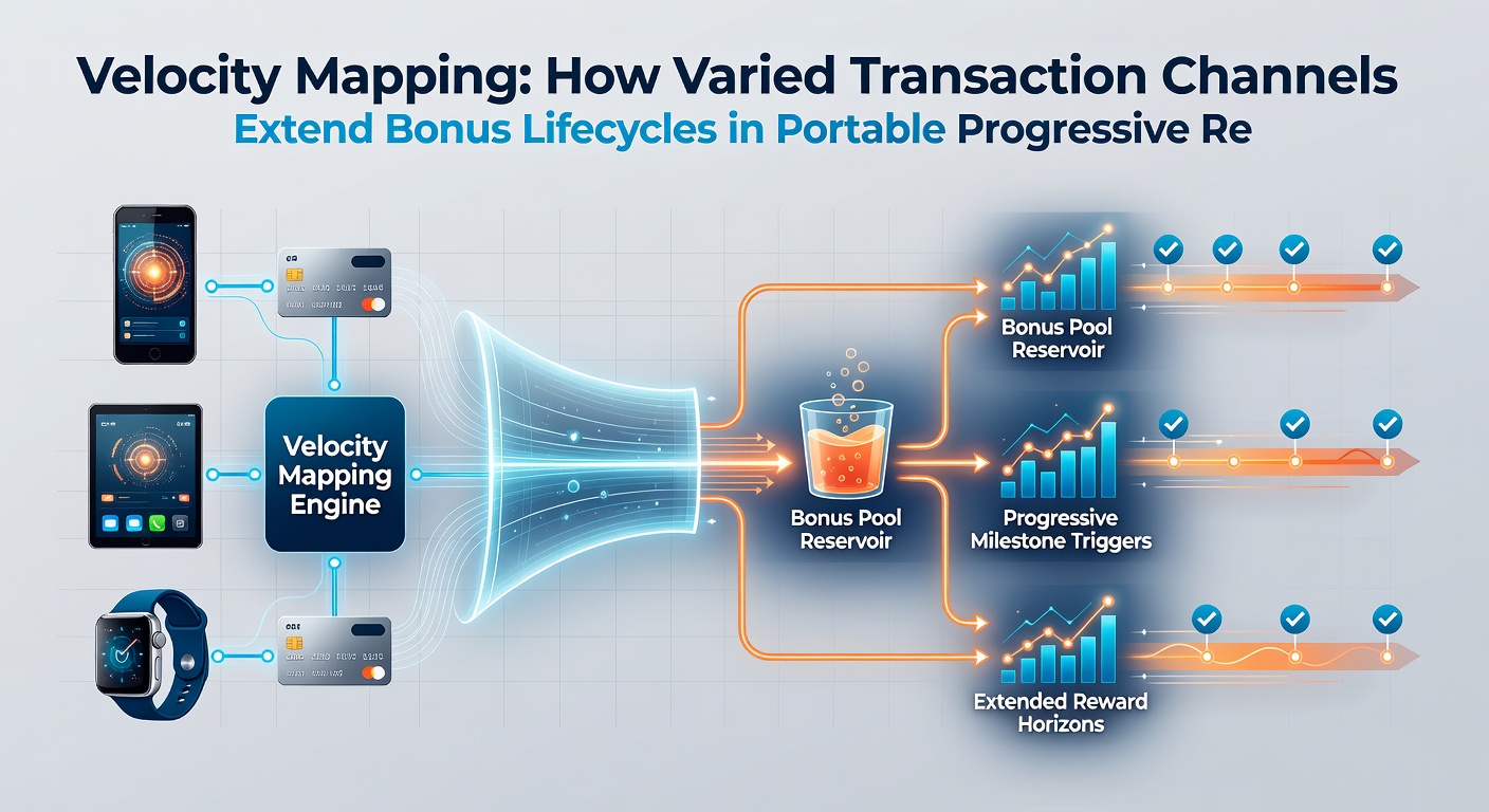 Diagram mapping transaction velocity through mobile interfaces into loyalty tier progression and extended bonus timers on hybrid reel and live dealer platforms
